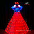 Wireless DMX512 programmable LED light up Event show LED dress